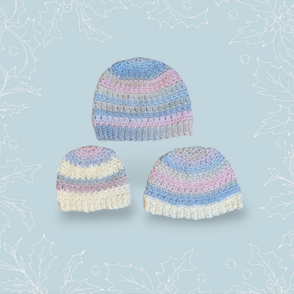 Crochet Pastel Baby/ Toddler Hat