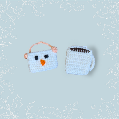 Crochet Mug Gift Card Holder Ornament