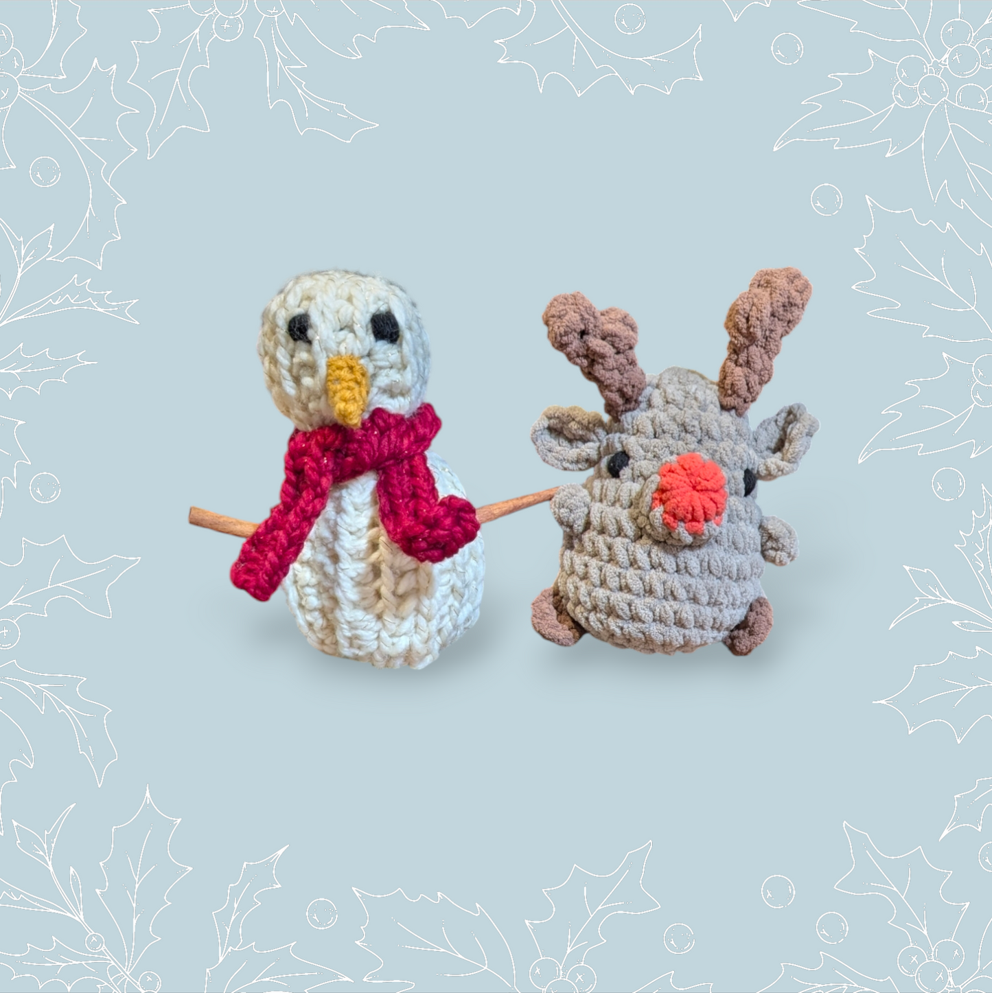 Crochet Baby Sparkle Snowman