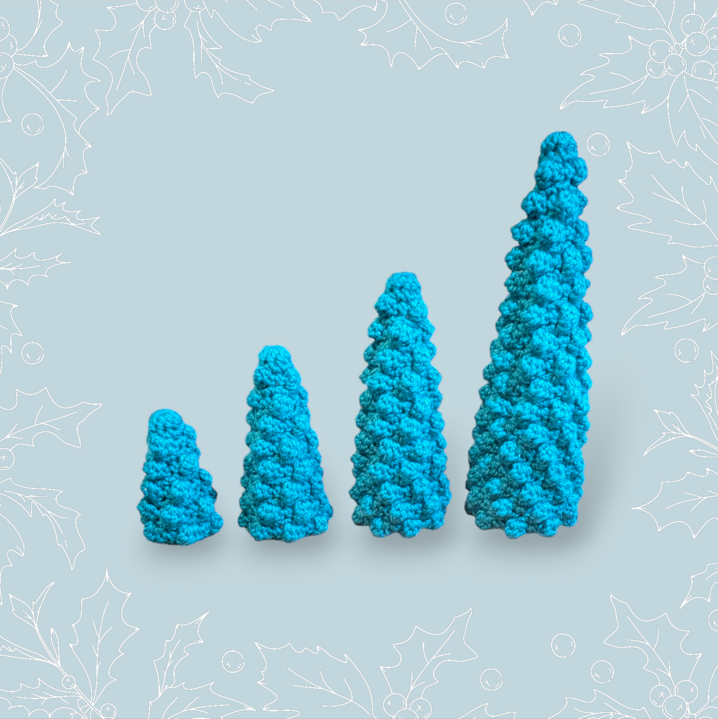 Crochet Extra Large Green Bobble Tree