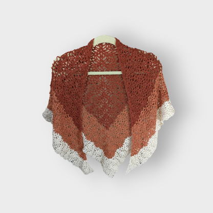 Boho Chic Pineapple Stitch Shawl