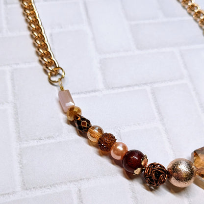 Rose Gold Dreams Statement Necklace