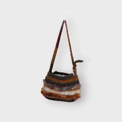Autumn Leaves Felted Purse