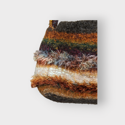 Autumn Leaves Felted Purse