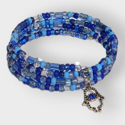 Wire Wrapping Beaded Charm Bracelets