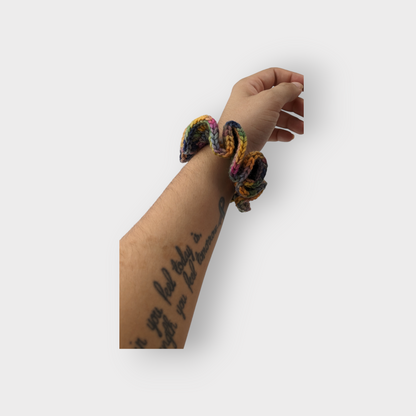 Luxurious Hand-Crocheted Fall Scrunchies: Effortless Elegance for Your Hair and Wrist!