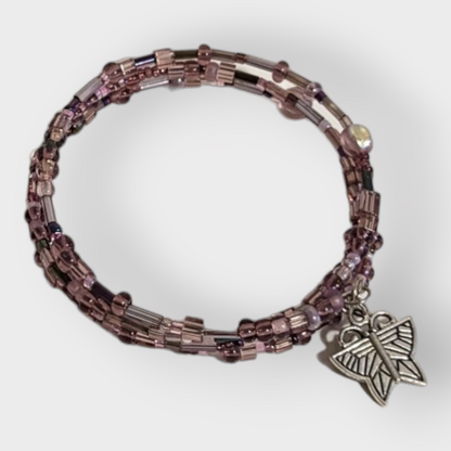 Wire Wrapping Beaded Charm Bracelets