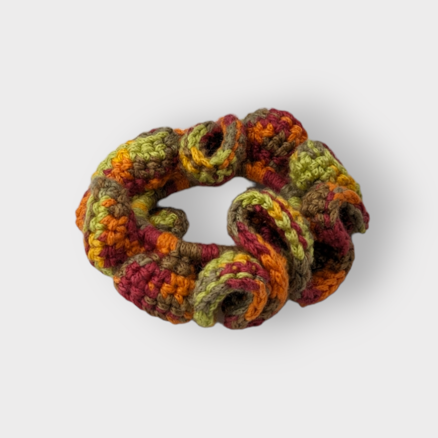 Luxurious Hand-Crocheted Fall Scrunchies: Effortless Elegance for Your Hair and Wrist!
