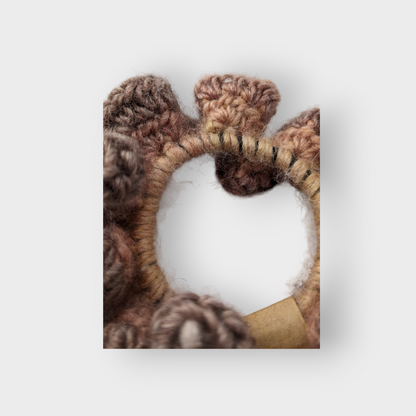 Luxurious Hand-Crocheted Fall Scrunchies: Effortless Elegance for Your Hair and Wrist!