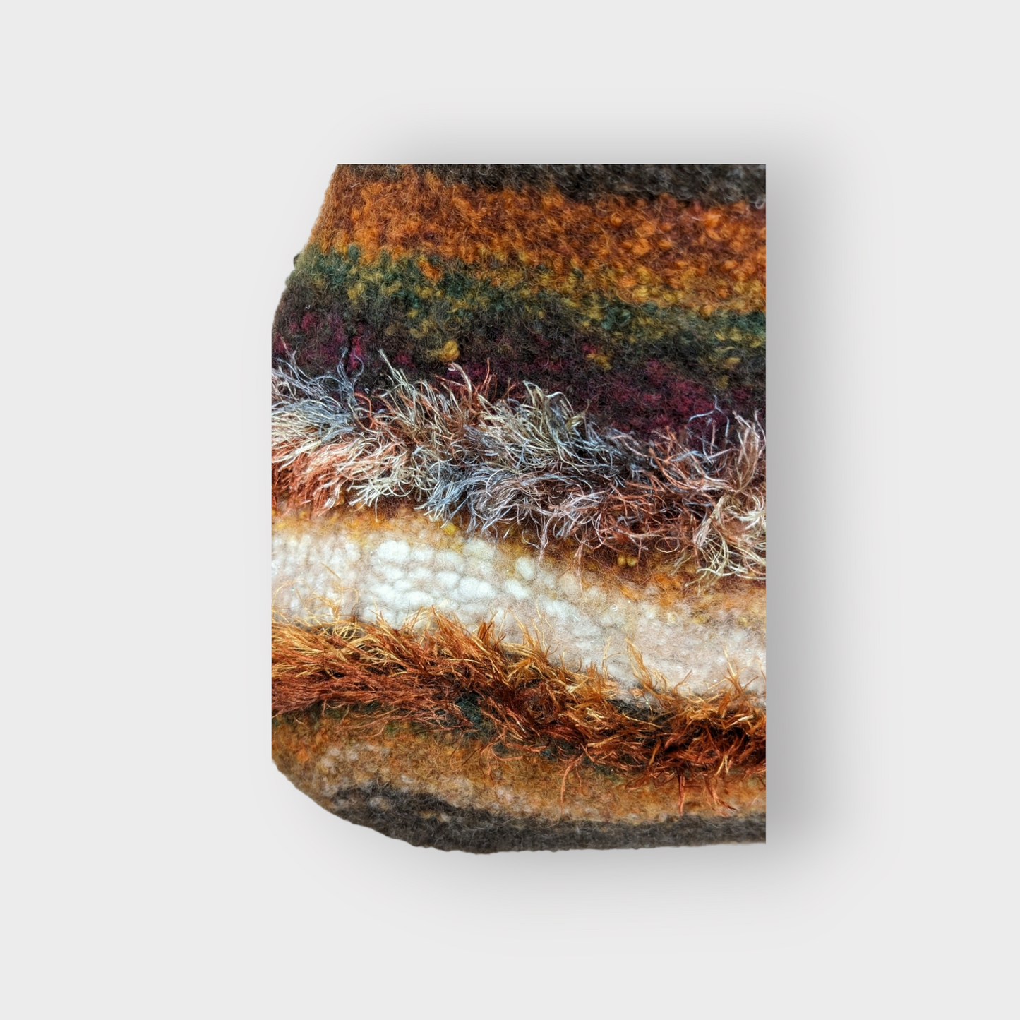 Autumn Leaves Felted Purse
