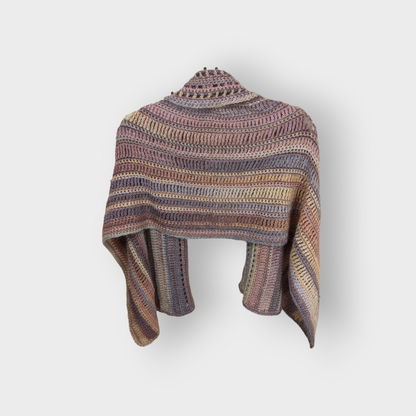 Sunset Wool Shawl Jumbo Scarf