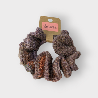 Luxurious Hand-Crocheted Fall Scrunchies: Effortless Elegance for Your Hair and Wrist!