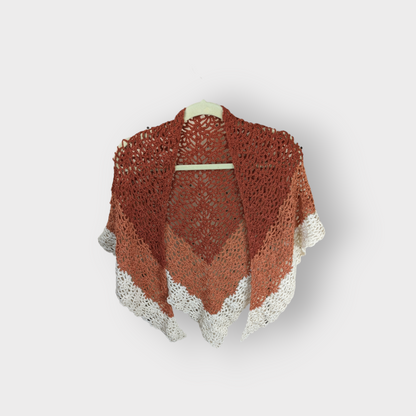 Boho Chic Pineapple Stitch Shawl