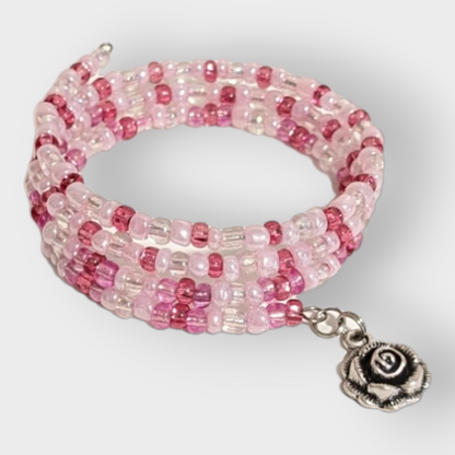 Wire Wrapping Beaded Charm Bracelets