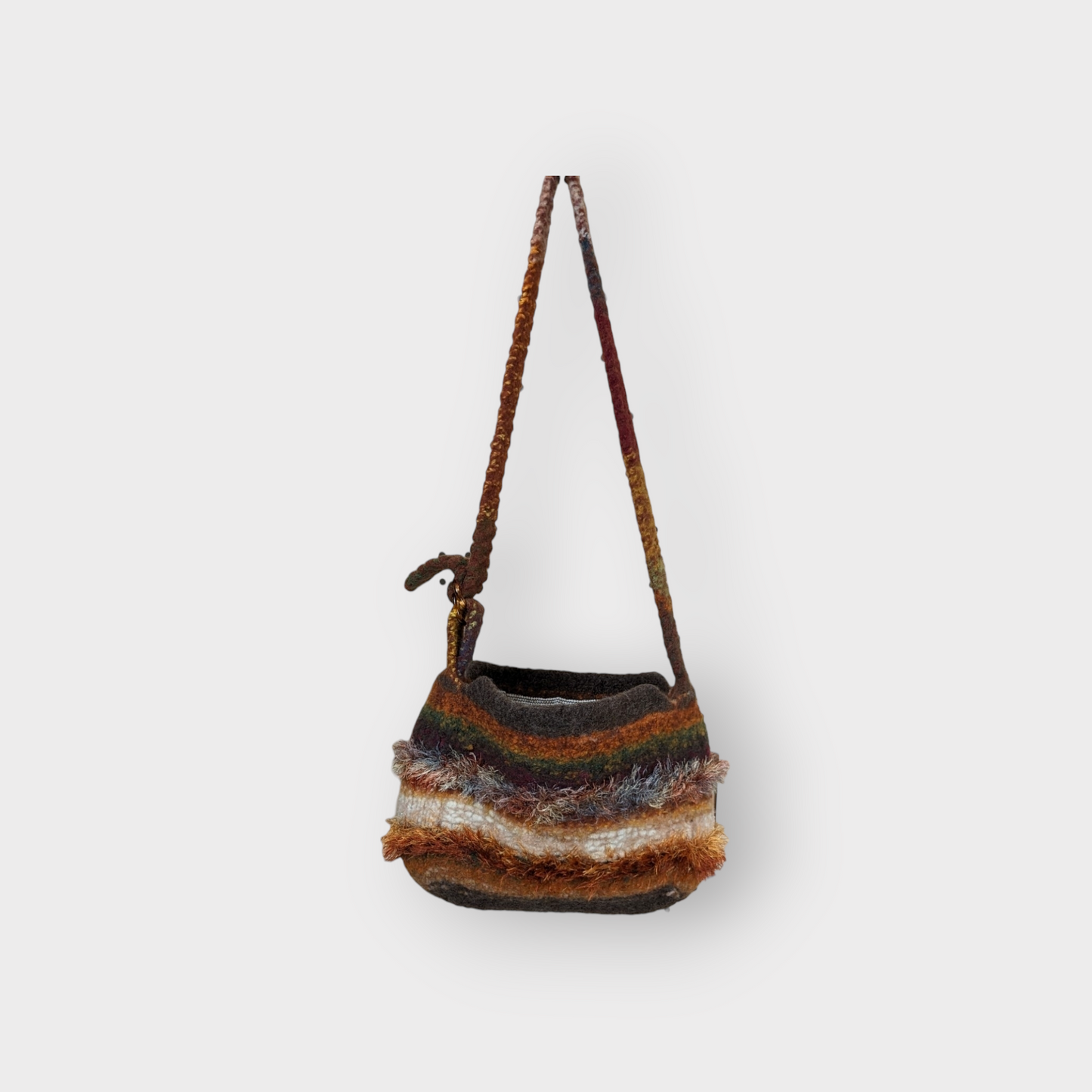 Autumn Leaves Felted Purse
