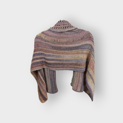 Sunset Wool Shawl Jumbo Scarf