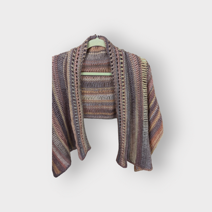 Sunset Wool Shawl Jumbo Scarf