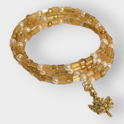 Wire Wrapping Beaded Charm Bracelets