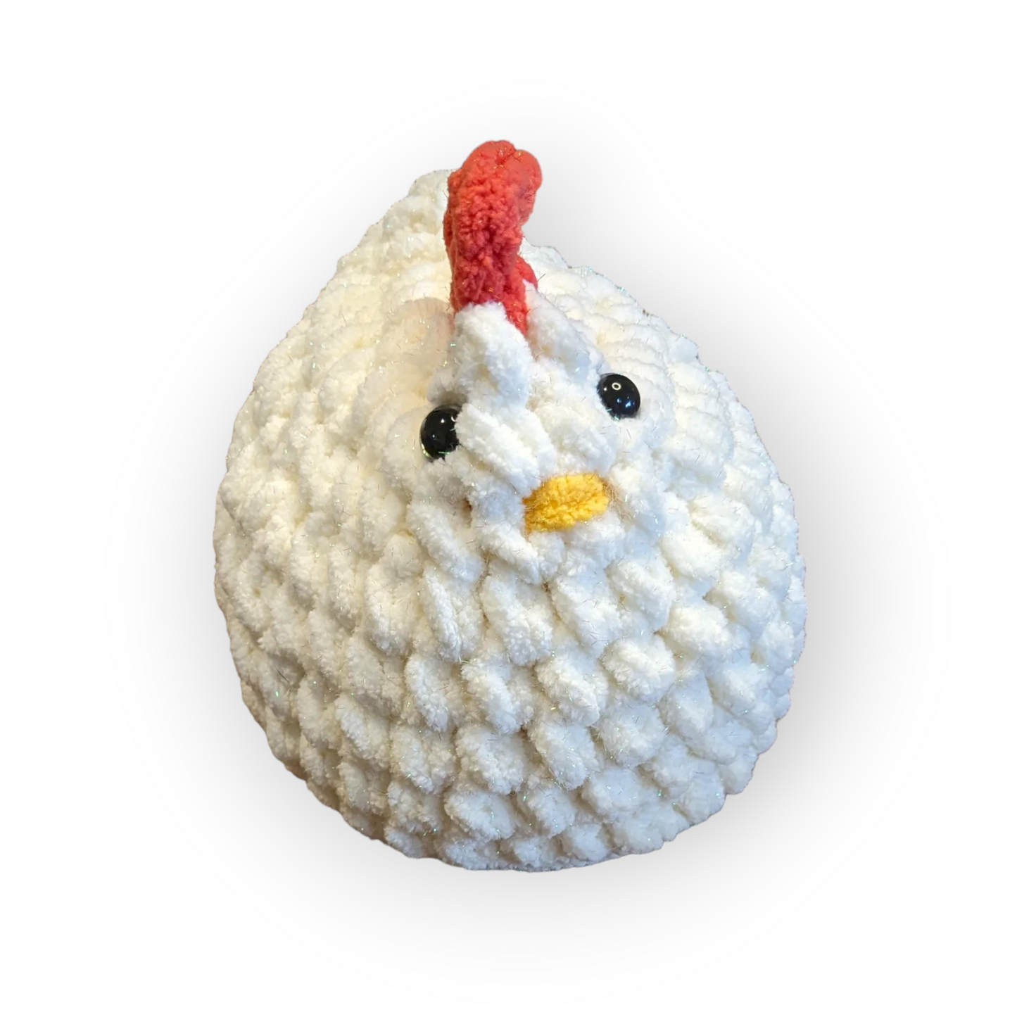 Rudy Stuffed Chicken (Medium) | Rhode Island White Chicken | Chicken Plushie