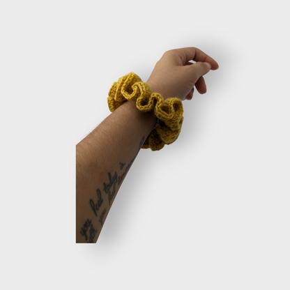 Luxurious Hand-Crocheted Fall Scrunchies: Effortless Elegance for Your Hair and Wrist!