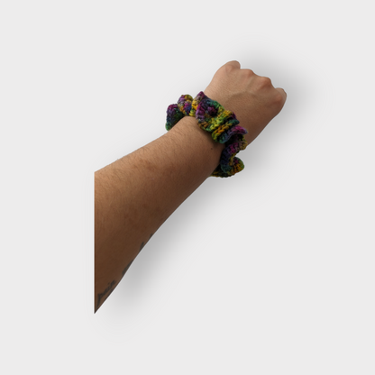 Luxurious Hand-Crocheted Fall Scrunchies: Effortless Elegance for Your Hair and Wrist!