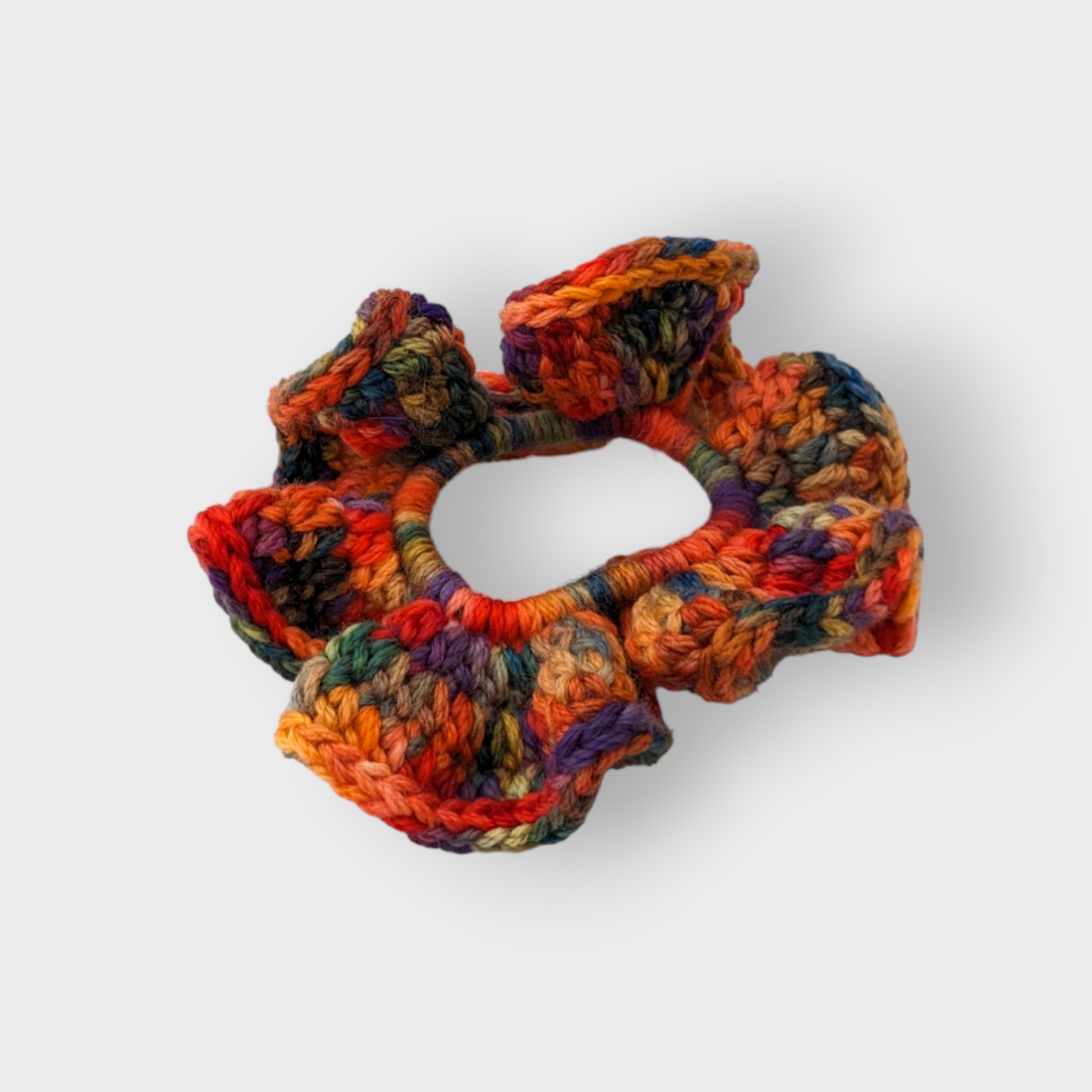 Luxurious Hand-Crocheted Fall Scrunchies: Effortless Elegance for Your Hair and Wrist!