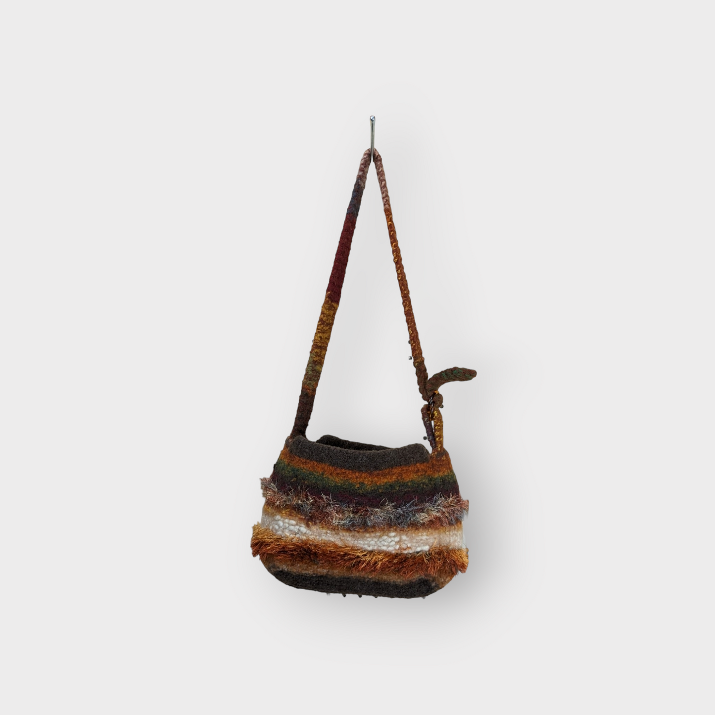 Autumn Leaves Felted Purse