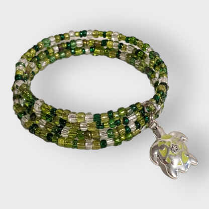 Wire Wrapping Beaded Charm Bracelets