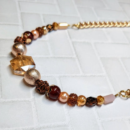 Rose Gold Dreams Statement Necklace