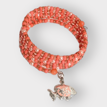 Wire Wrapping Beaded Charm Bracelets
