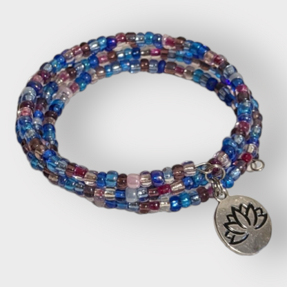 Wire Wrapping Beaded Charm Bracelets
