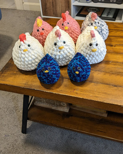 Rudy Stuffed Chicken (Medium) | Rhode Island White Chicken | Chicken Plushie