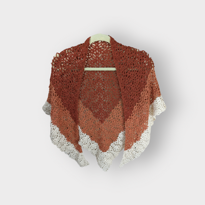 Boho Chic Pineapple Stitch Shawl