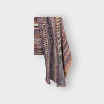 Sunset Wool Shawl Jumbo Scarf