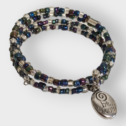 Wire Wrapping Beaded Charm Bracelets