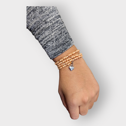 Wire Wrapping Beaded Charm Bracelets