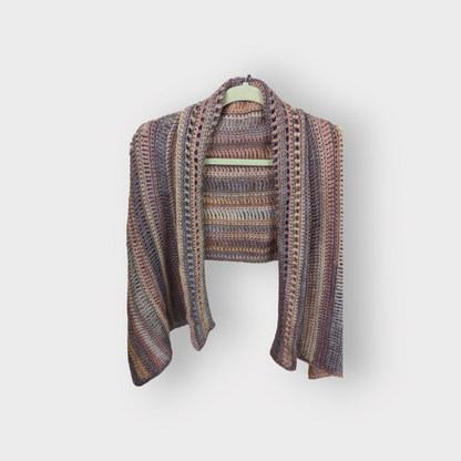 Sunset Wool Shawl Jumbo Scarf