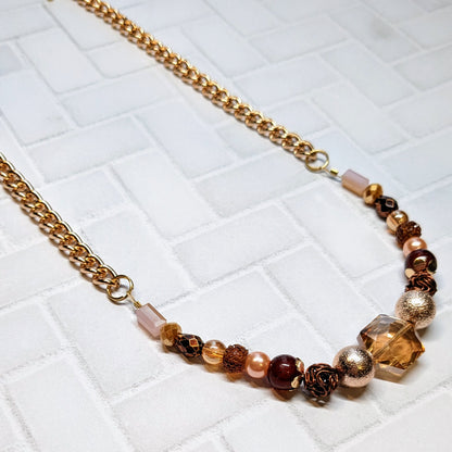 Rose Gold Dreams Statement Necklace