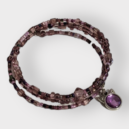 Wire Wrapping Beaded Charm Bracelets