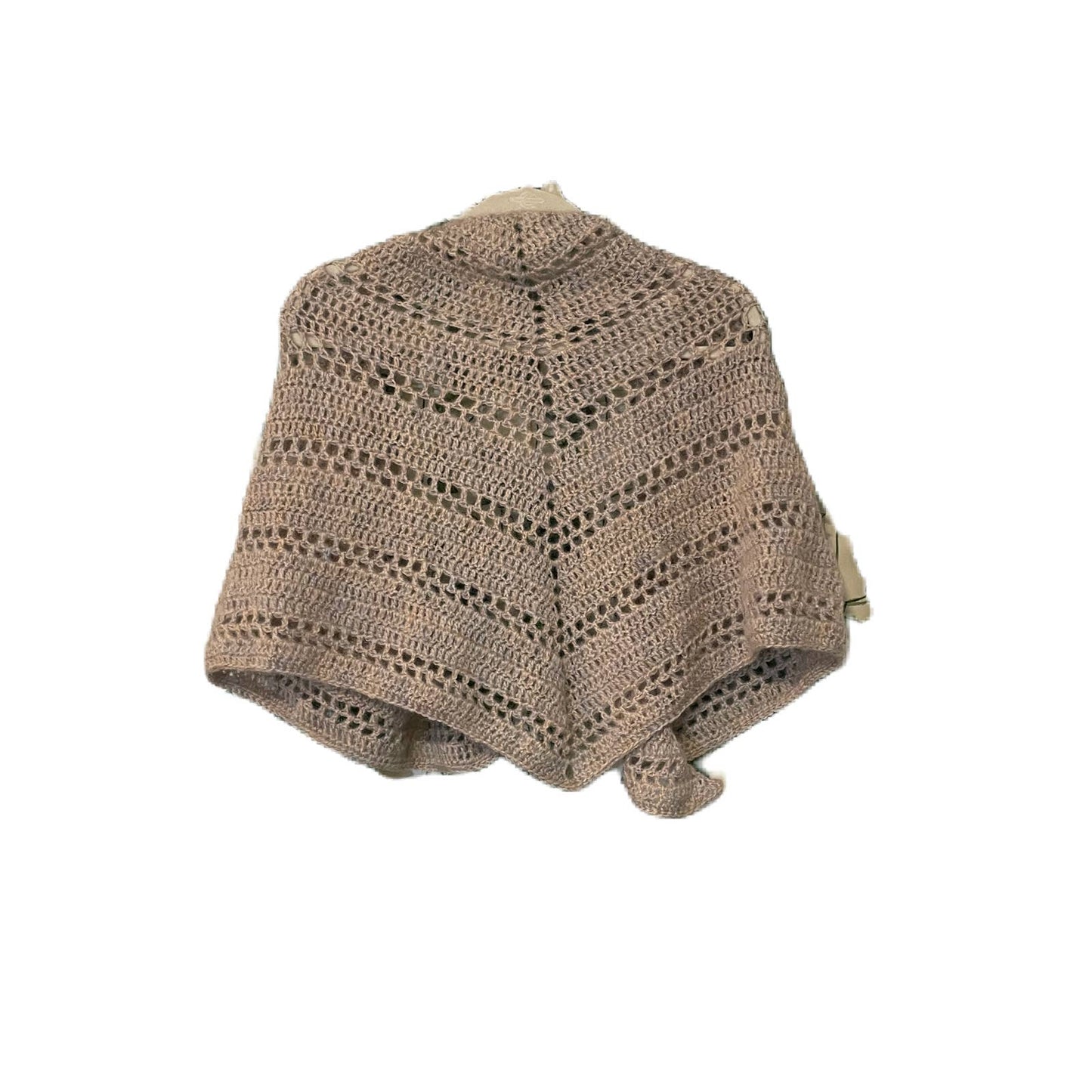 Vintage Crochet Shawl Wrap