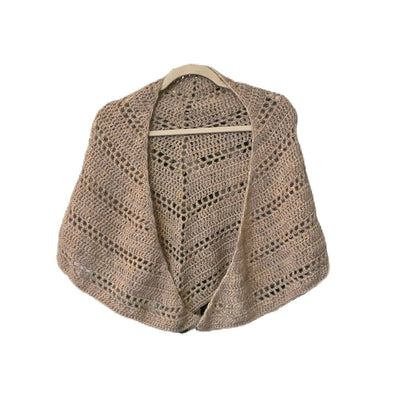 Vintage Crochet Shawl Wrap